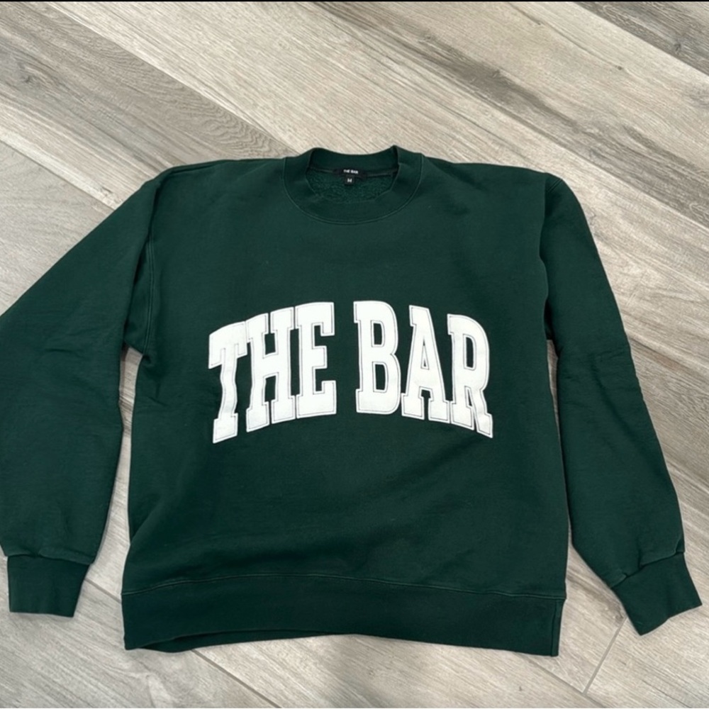 The BAR varsity sweatshirt Hunter Green